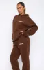 White Fox World Oversized Hoodie Chocolate sold by White Fox Boutique