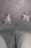 Bridget Ballet Flats Silver sold by White Fox Boutique
