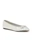 Bridget Ballet Flats Silver sold by White Fox Boutique