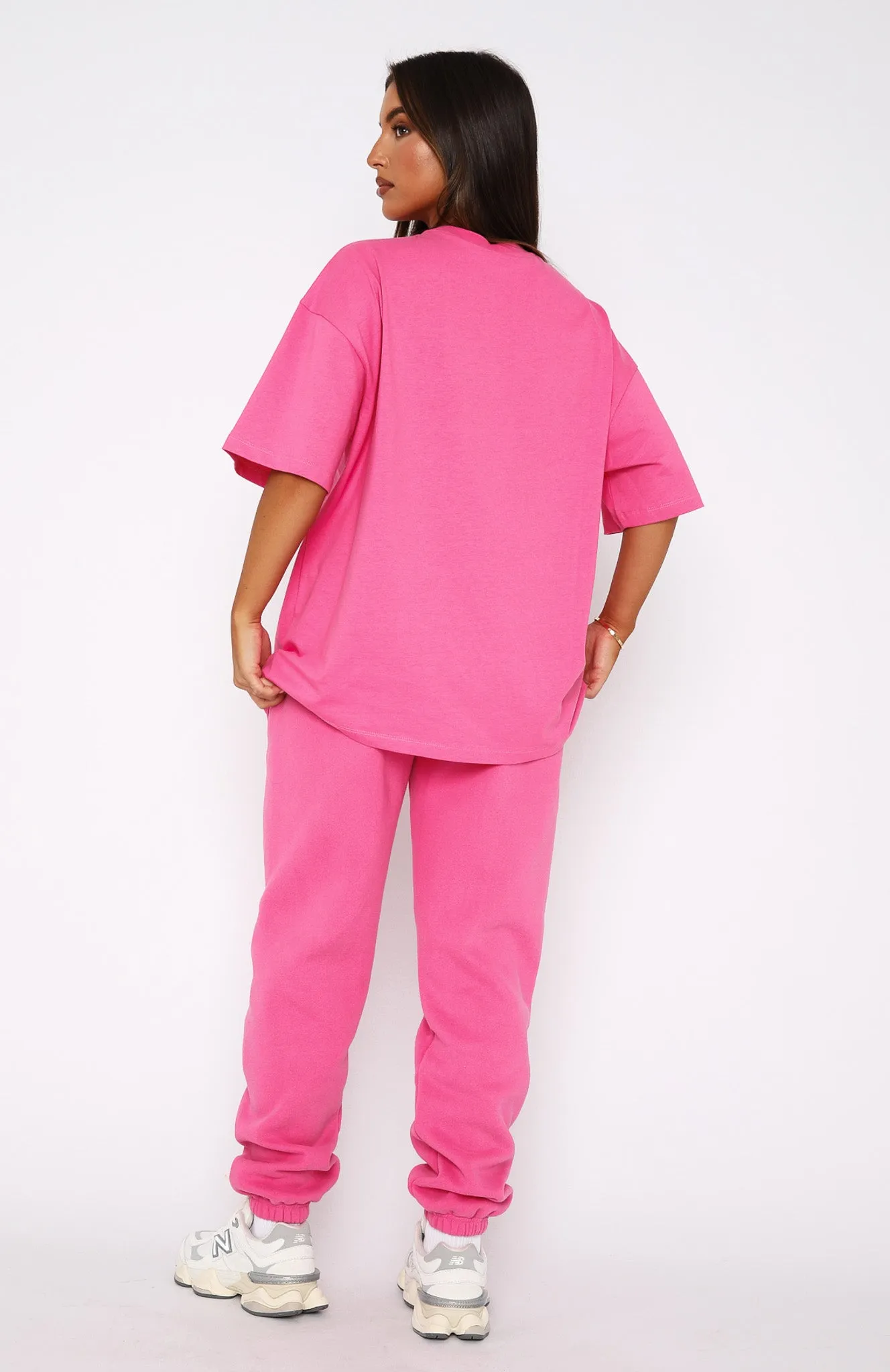 The Main Season Sweatpants Hot Pink sold by White Fox Boutique product image thumbnail 4