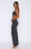 Can We Go Back Maxi Dress Charcoal sold by White Fox Boutique