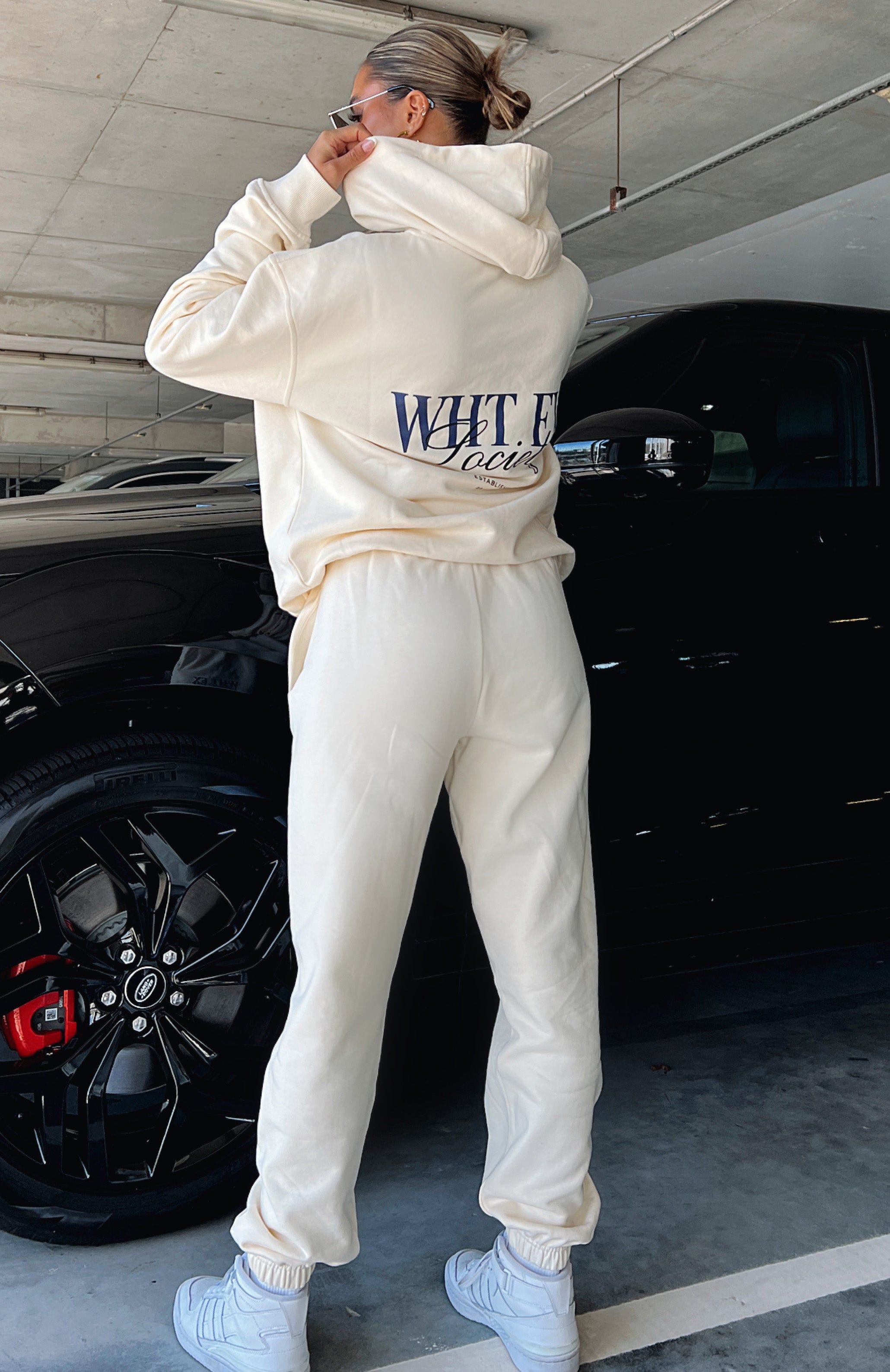 Classic Sweatpants Cream sold by White Fox Boutique