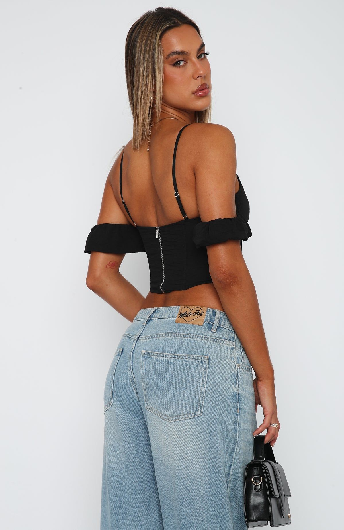 I Almost Do Bustier Black sold by White Fox Boutique product image thumbnail 4