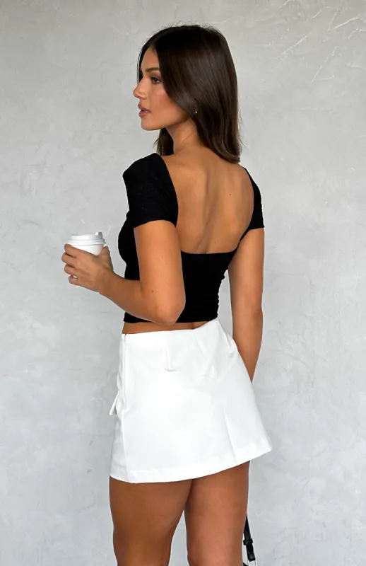 Let's Celebrate Top Black sold by White Fox Boutique