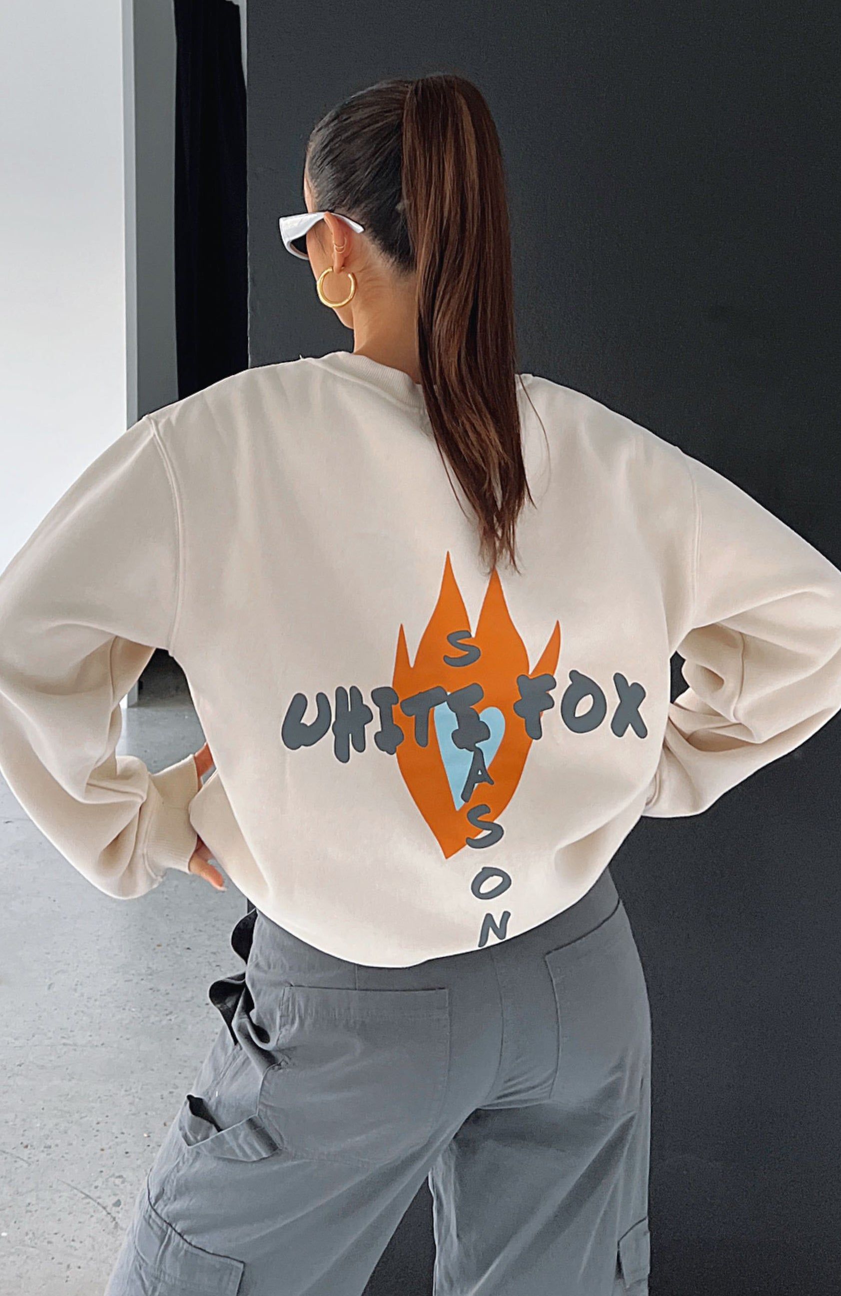 Style Season Sweater Sand sold by White Fox Boutique