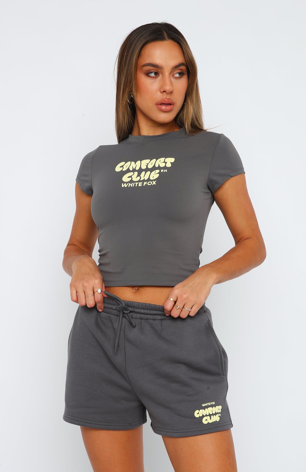 Comfort Club Baby Tee Stormy sold by White Fox Boutique product image thumbnail 2