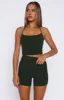 Keep Up High Waisted Shorts 4" Forest sold by White Fox Boutique