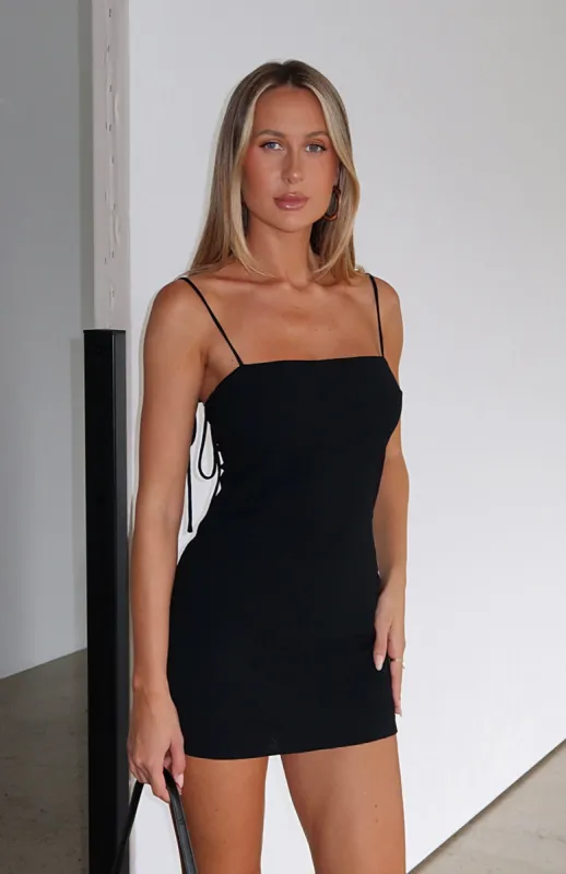 Take You Dancing Mini Dress Black sold by White Fox Boutique