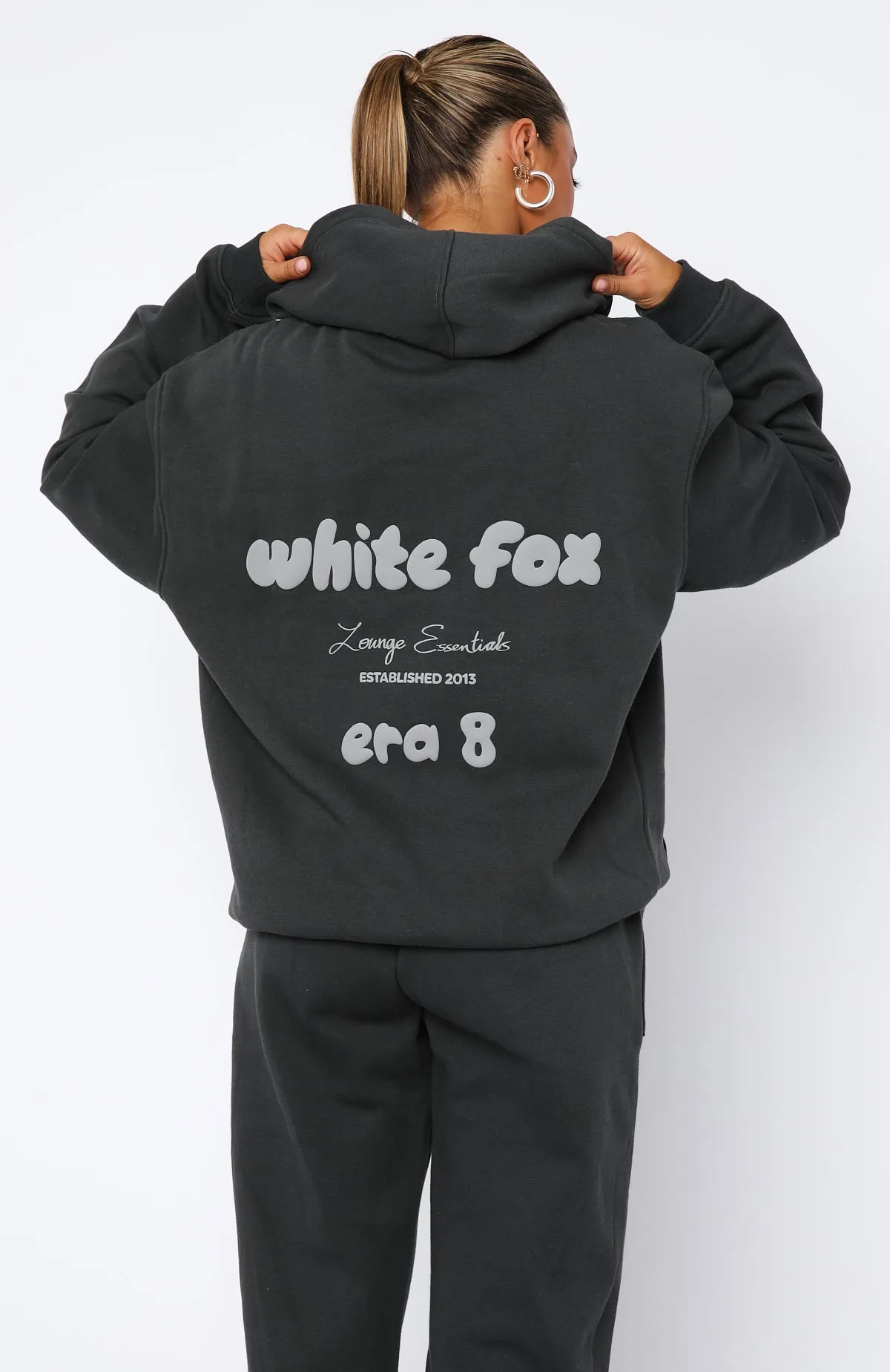 Era 8 Oversized Hoodie Fossil sold by White Fox Boutique product image thumbnail 4