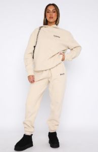Sports Academy Sweatpants Sand sold by White Fox Boutique