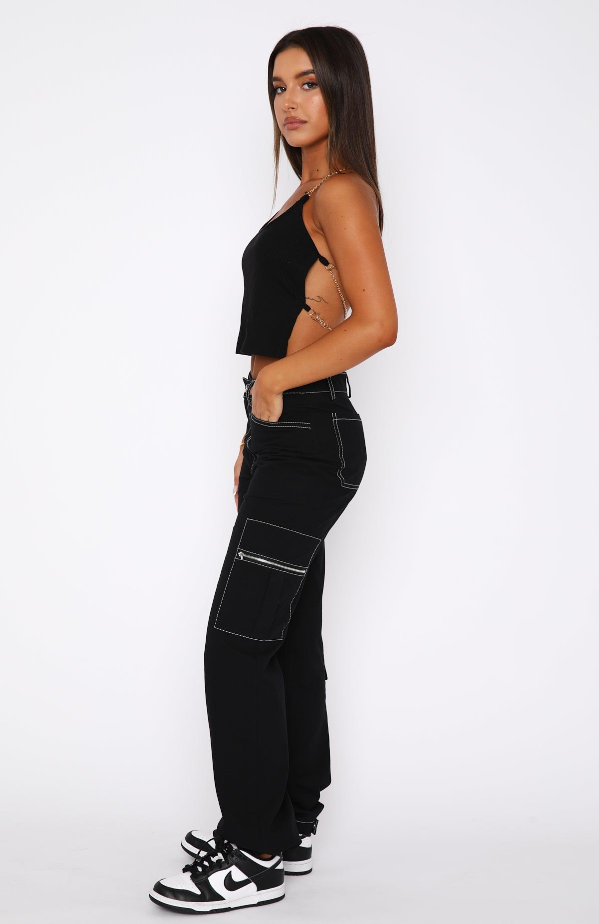 Is There Someone Else Pants Black sold by White Fox Boutique product image thumbnail 3