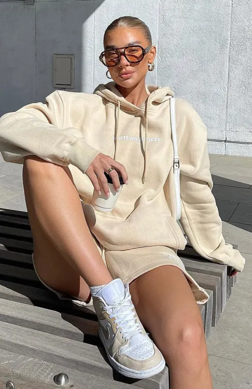 Go For It Lounge Shorts Sand sold by White Fox Boutique