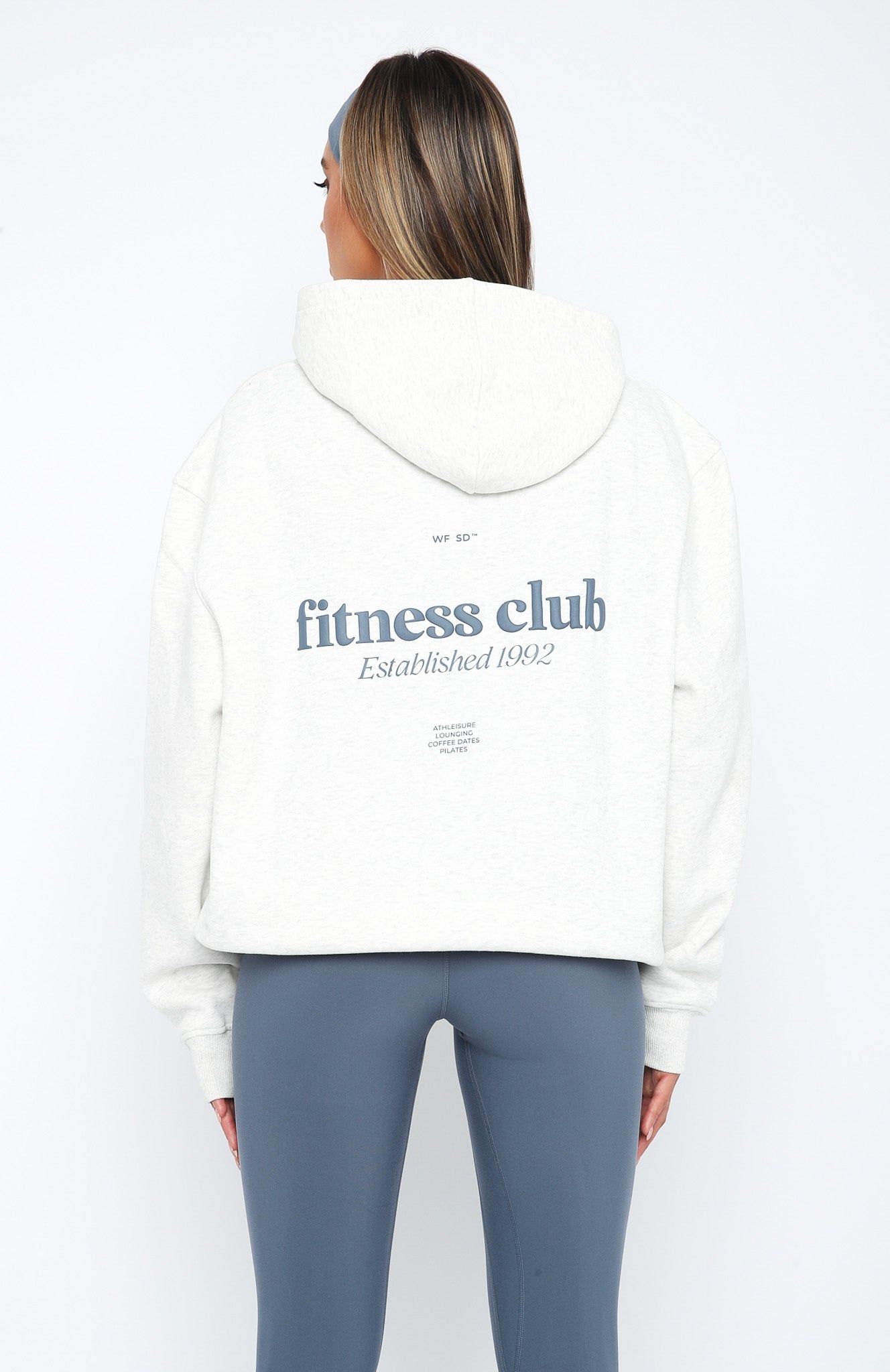 Dylan Hoodie Grey Marle sold by White Fox Boutique product image thumbnail 5