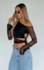 Best Believe Long Sleeve Top Black sold by White Fox Boutique