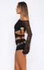 Best Believe Long Sleeve Top Black sold by White Fox Boutique
