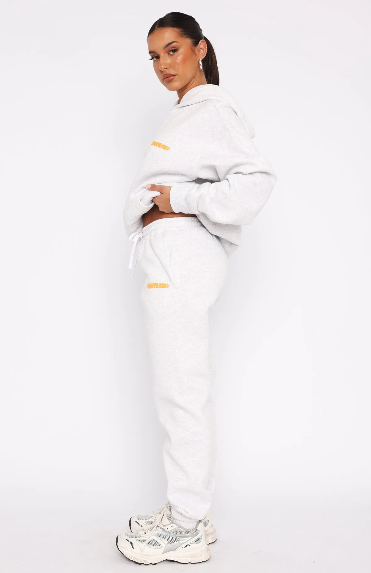 Making The Most Sweatpants Grey Marle sold by White Fox Boutique product image thumbnail 4