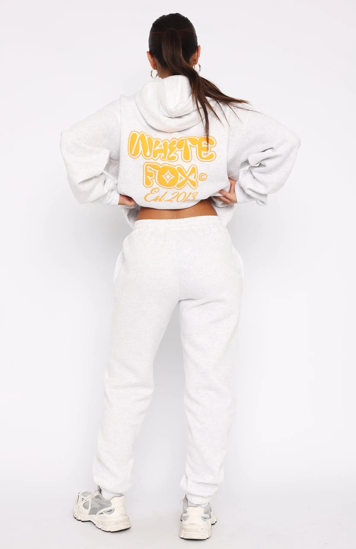 Making The Most Sweatpants Grey Marle sold by White Fox Boutique product image thumbnail 5