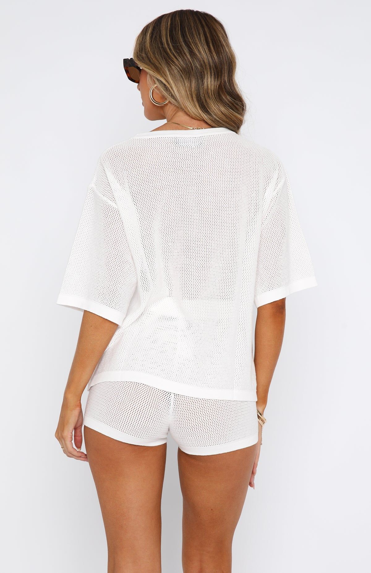 Good With Me Top White sold by White Fox Boutique product image thumbnail 4
