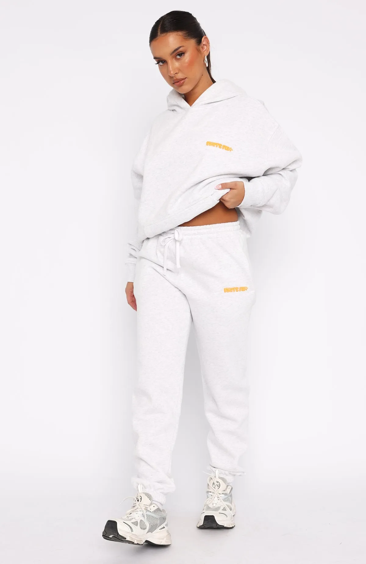 Making The Most Sweatpants Grey Marle sold by White Fox Boutique product image thumbnail 3