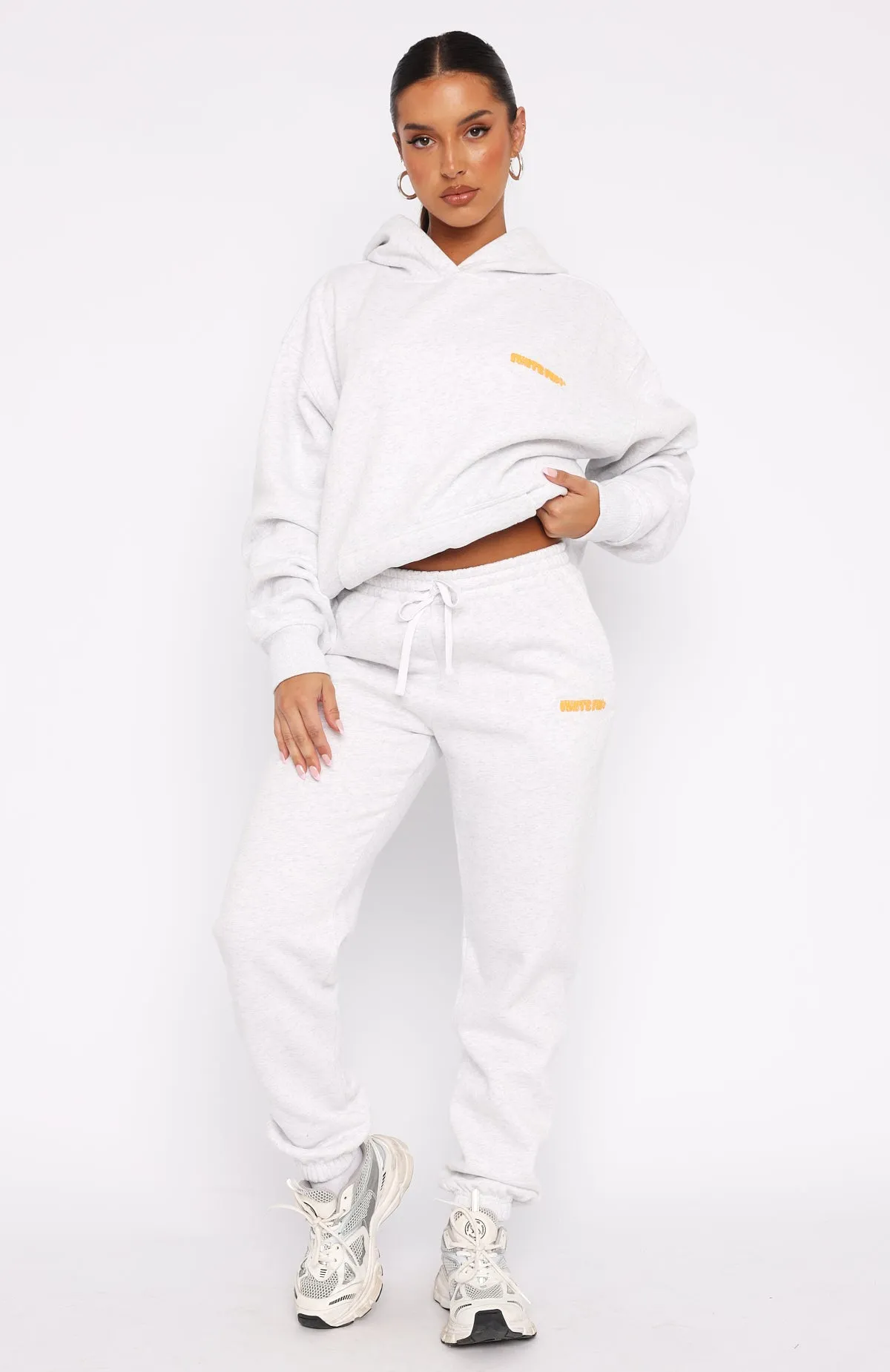 Making The Most Sweatpants Grey Marle sold by White Fox Boutique product image thumbnail 2