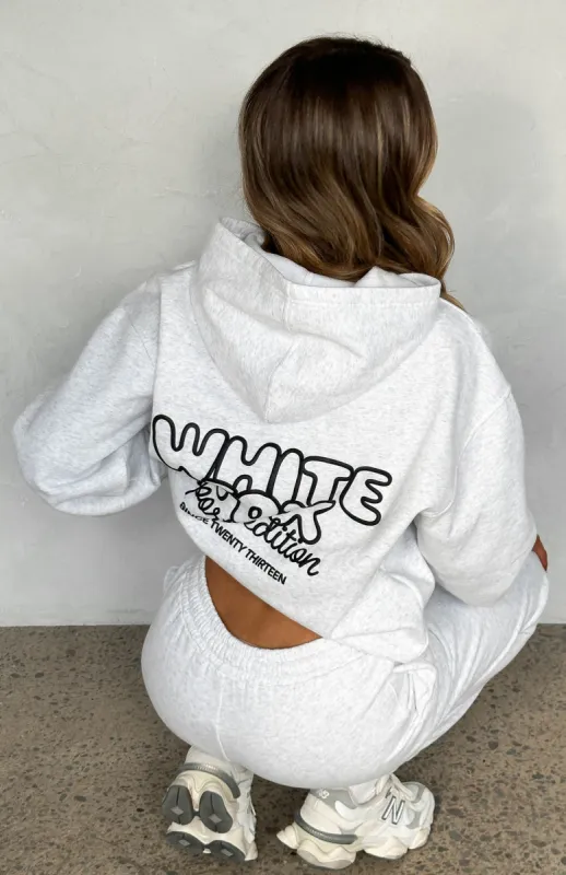 Sport Edition Oversized Hoodie Grey Marle sold by White Fox Boutique