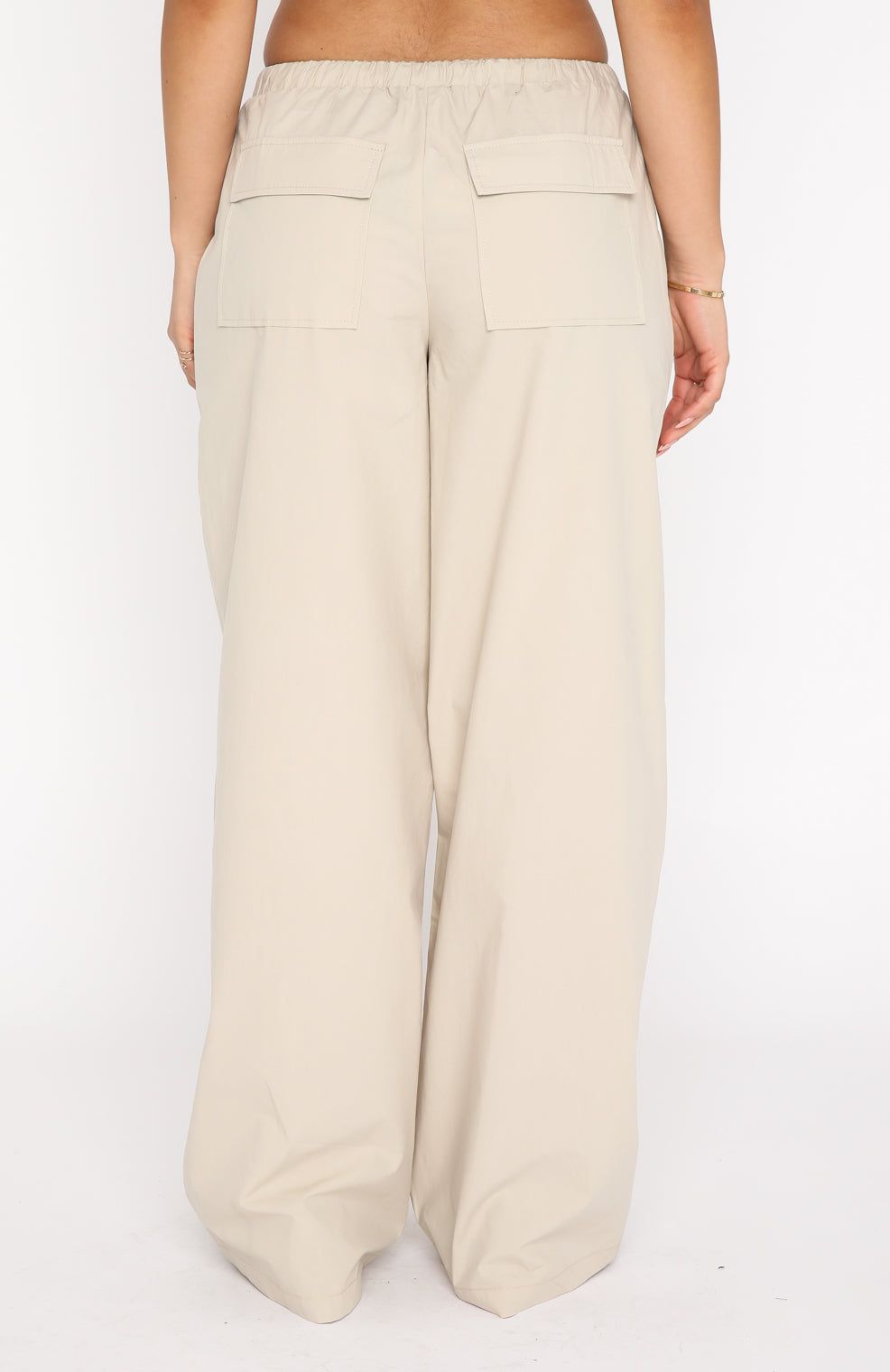 Watch Your Back Pants Stone sold by White Fox Boutique product image thumbnail 4