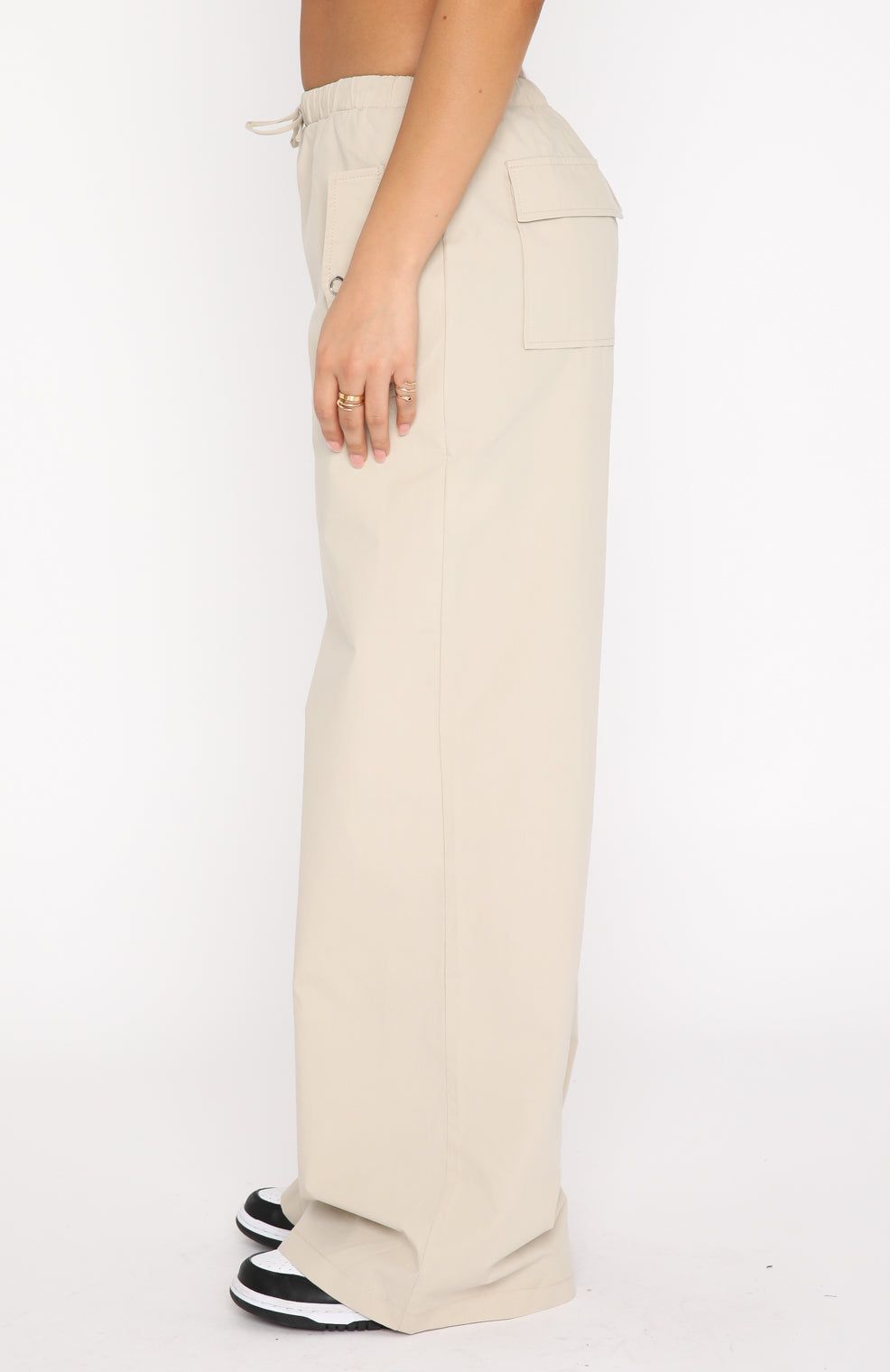 Watch Your Back Pants Stone sold by White Fox Boutique product image thumbnail 3