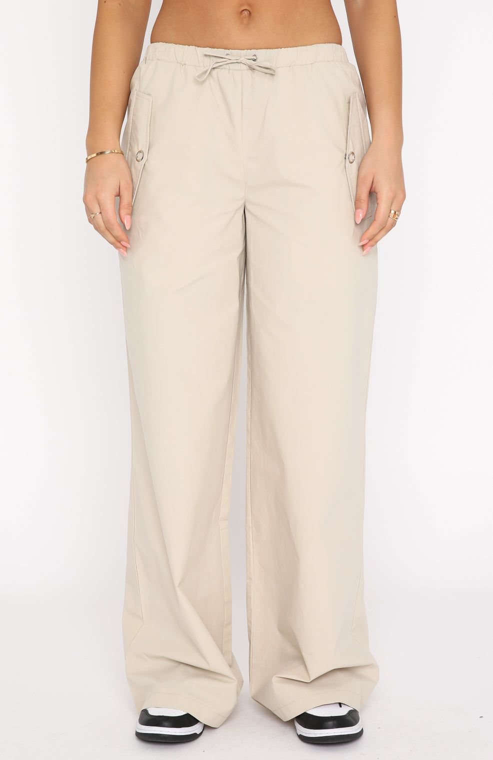 Watch Your Back Pants Stone sold by White Fox Boutique product image thumbnail 2