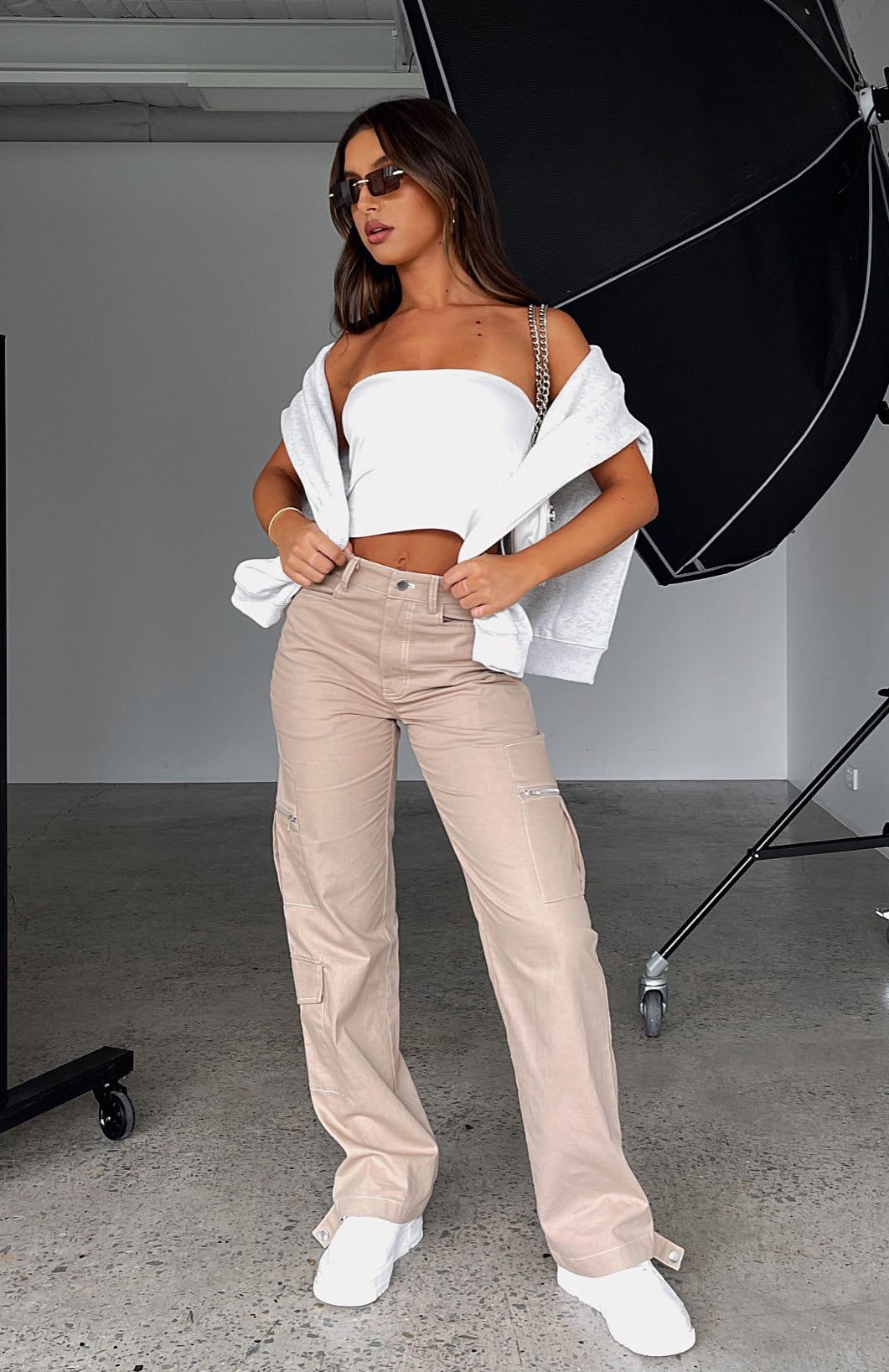Is There Someone Else Pants Beige sold by White Fox Boutique