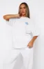 With Love Always Oversized Tee Grey Marle sold by White Fox Boutique
