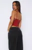 Lover Of The Night Bustier Wine sold by White Fox Boutique