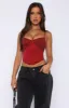 Lover Of The Night Bustier Wine sold by White Fox Boutique