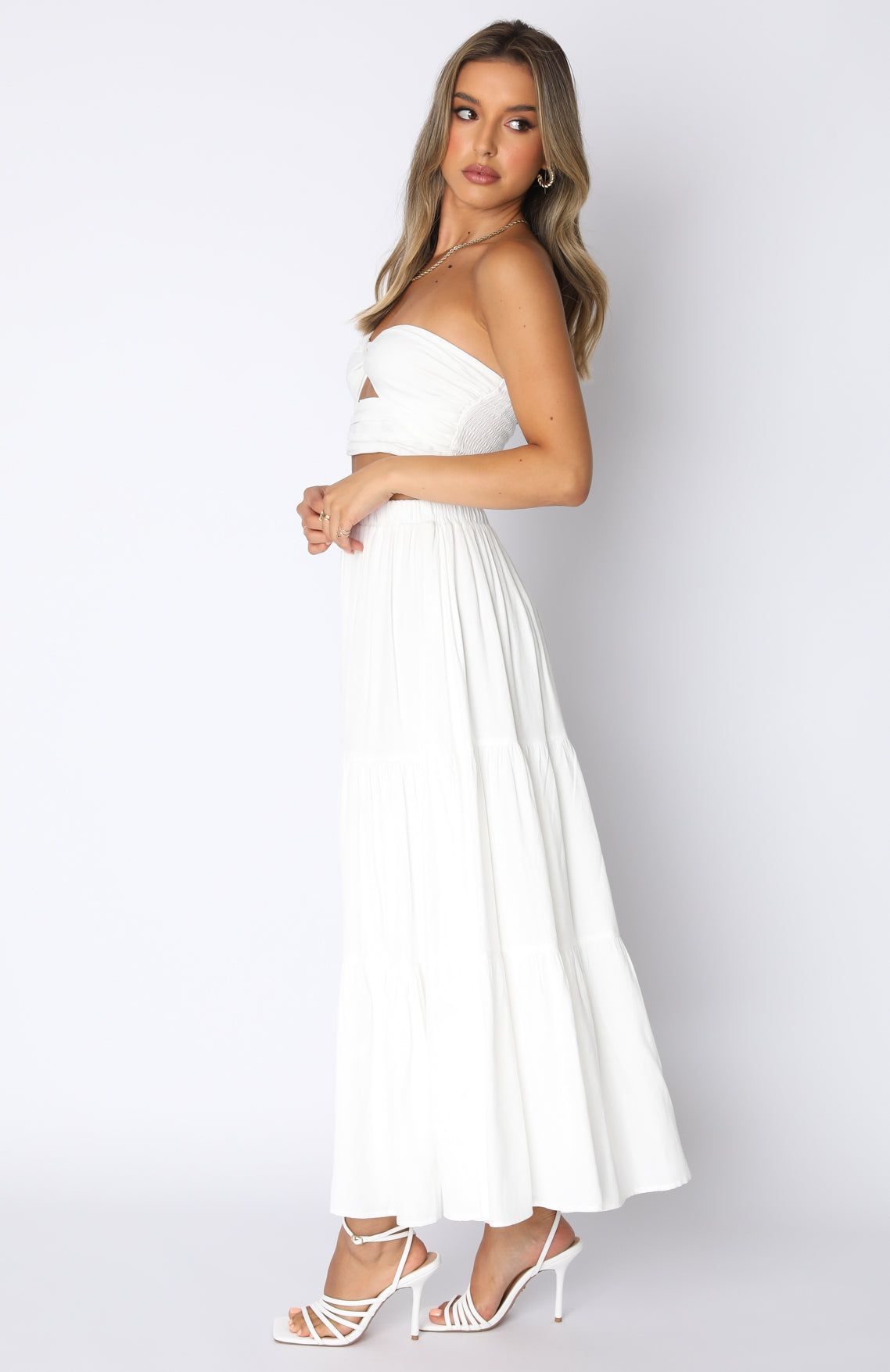 The One's You Love Maxi Set White sold by White Fox Boutique product image thumbnail 3