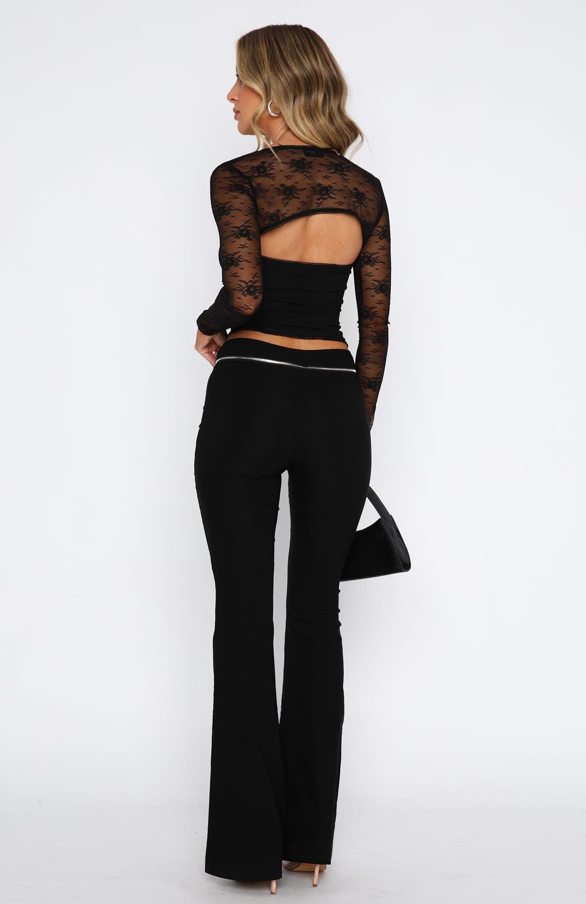 We're A Match Pants Black sold by White Fox Boutique product image thumbnail 4