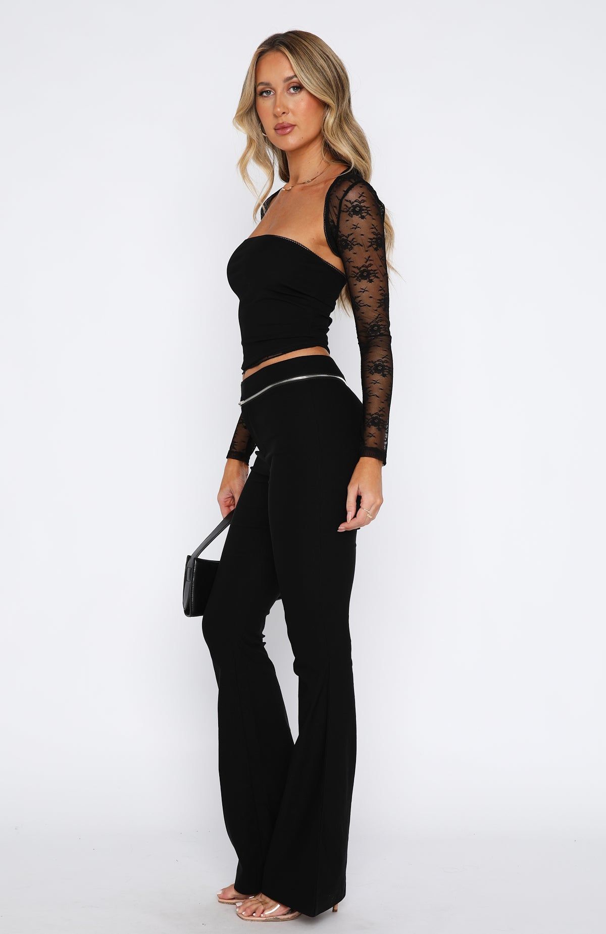 We're A Match Pants Black sold by White Fox Boutique product image thumbnail 3