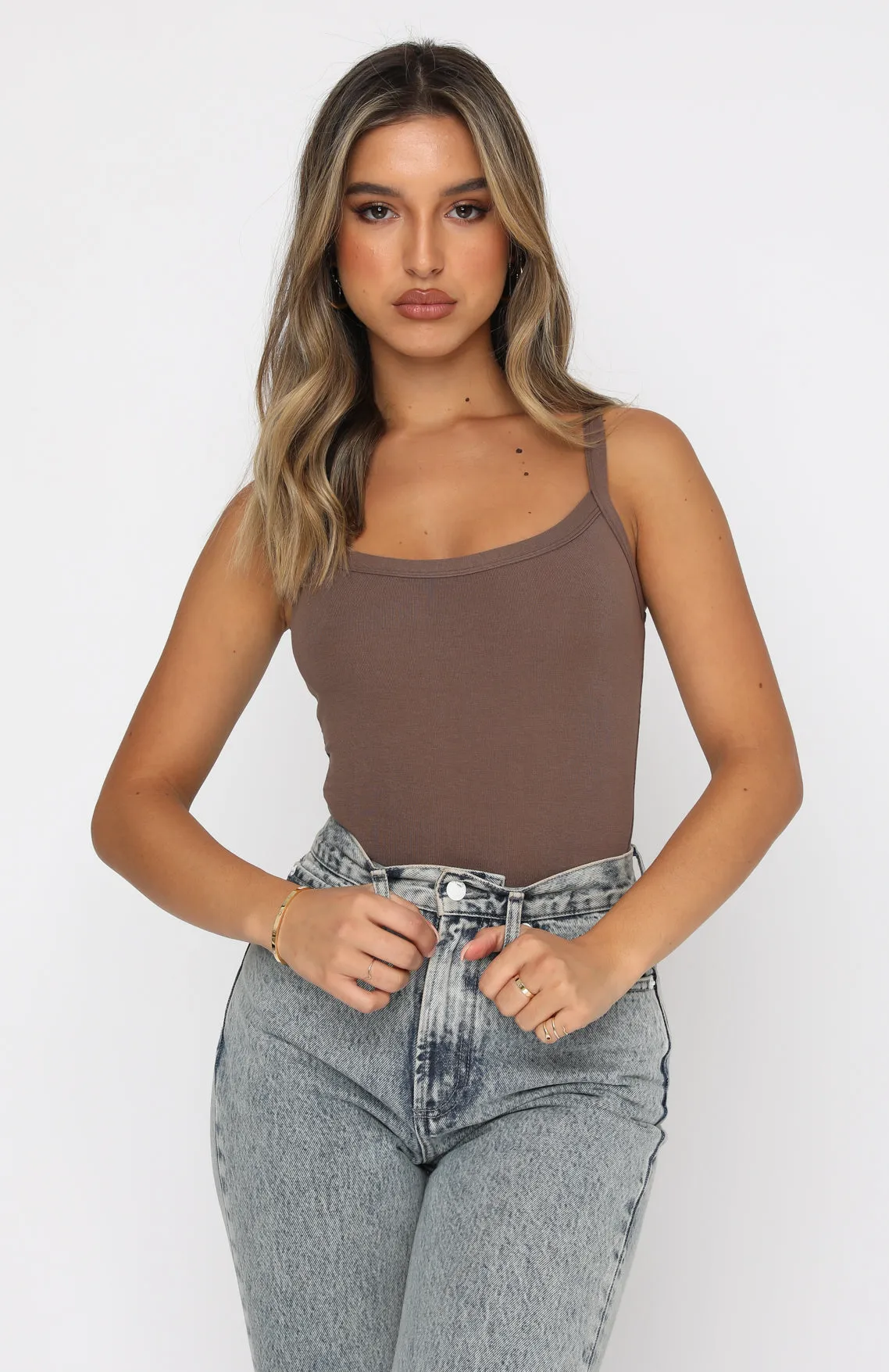Hang On To Love Bodysuit Mocha sold by White Fox Boutique product image thumbnail 4