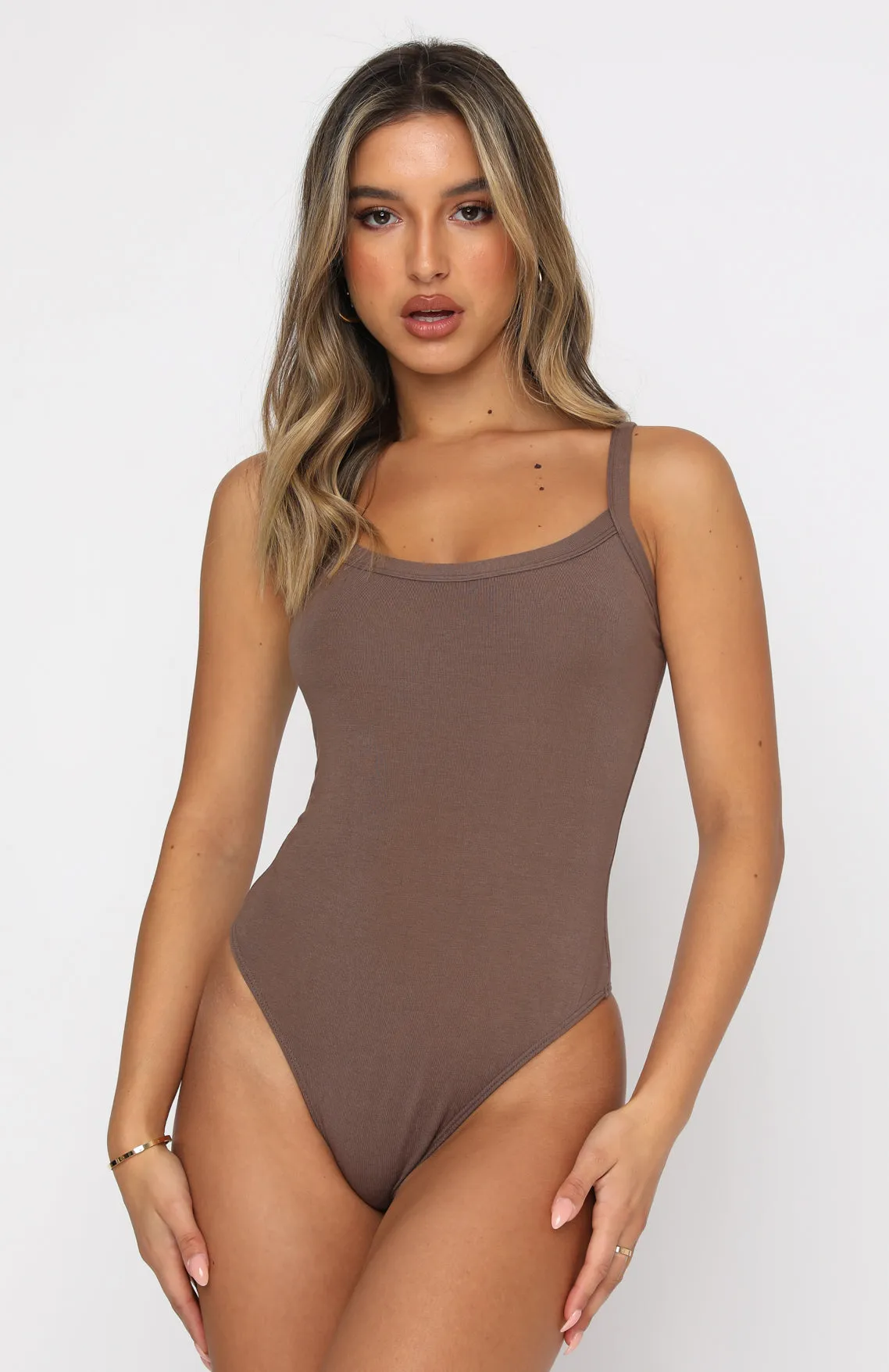 Hang On To Love Bodysuit Mocha sold by White Fox Boutique product image thumbnail 2