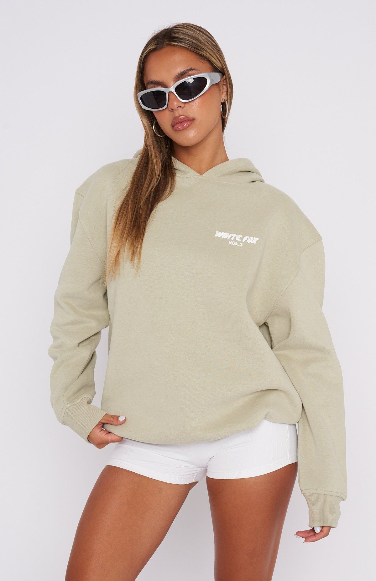 Offstage Hoodie Moss sold by White Fox Boutique product image thumbnail 2