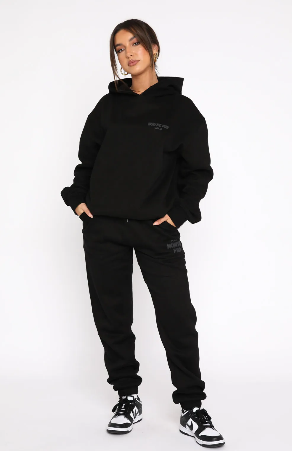 Offstage Sweatpants Onyx sold by White Fox Boutique product image thumbnail 5