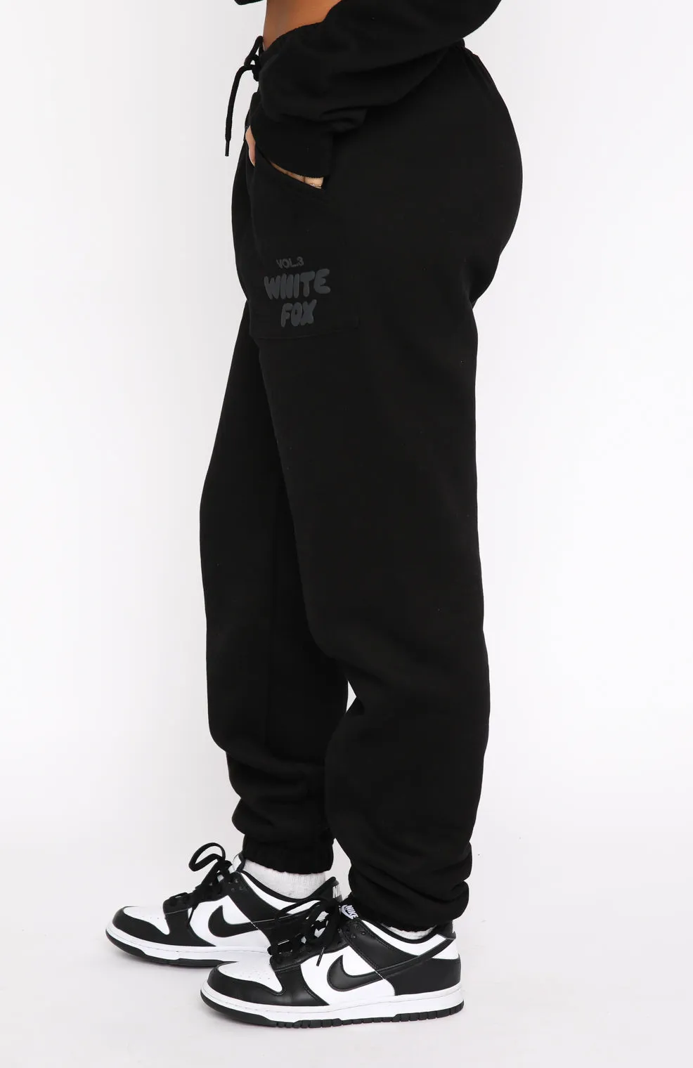 Offstage Sweatpants Onyx sold by White Fox Boutique product image thumbnail 3