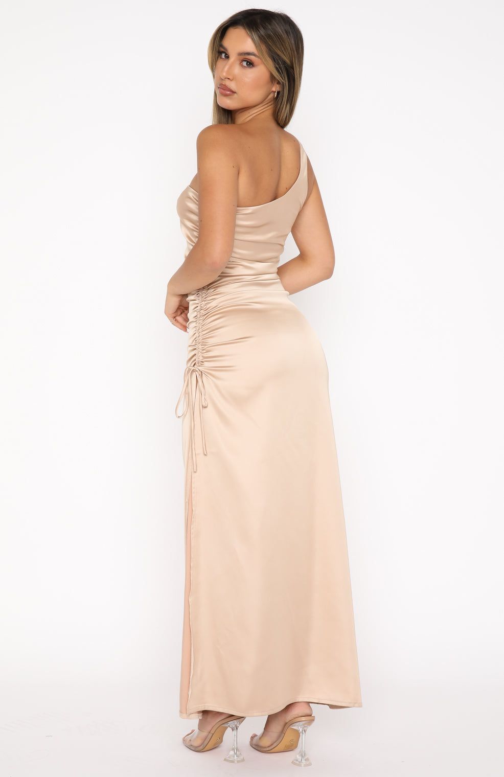 Tender Love Maxi Dress Vintage Champagne sold by White Fox Boutique product image thumbnail 5