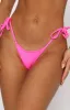 By The Pool Bottoms Neon Pink Rib sold by White Fox Boutique