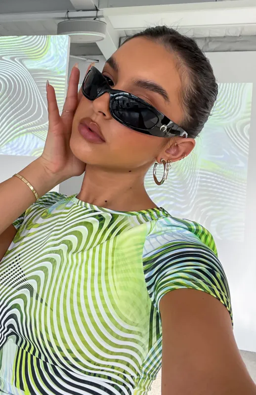 Pepper Sunglasses Black sold by White Fox Boutique