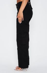 Good Days Ahead Low Rise Pants Black sold by White Fox Boutique