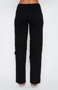 Good Days Ahead Low Rise Pants Black sold by White Fox Boutique