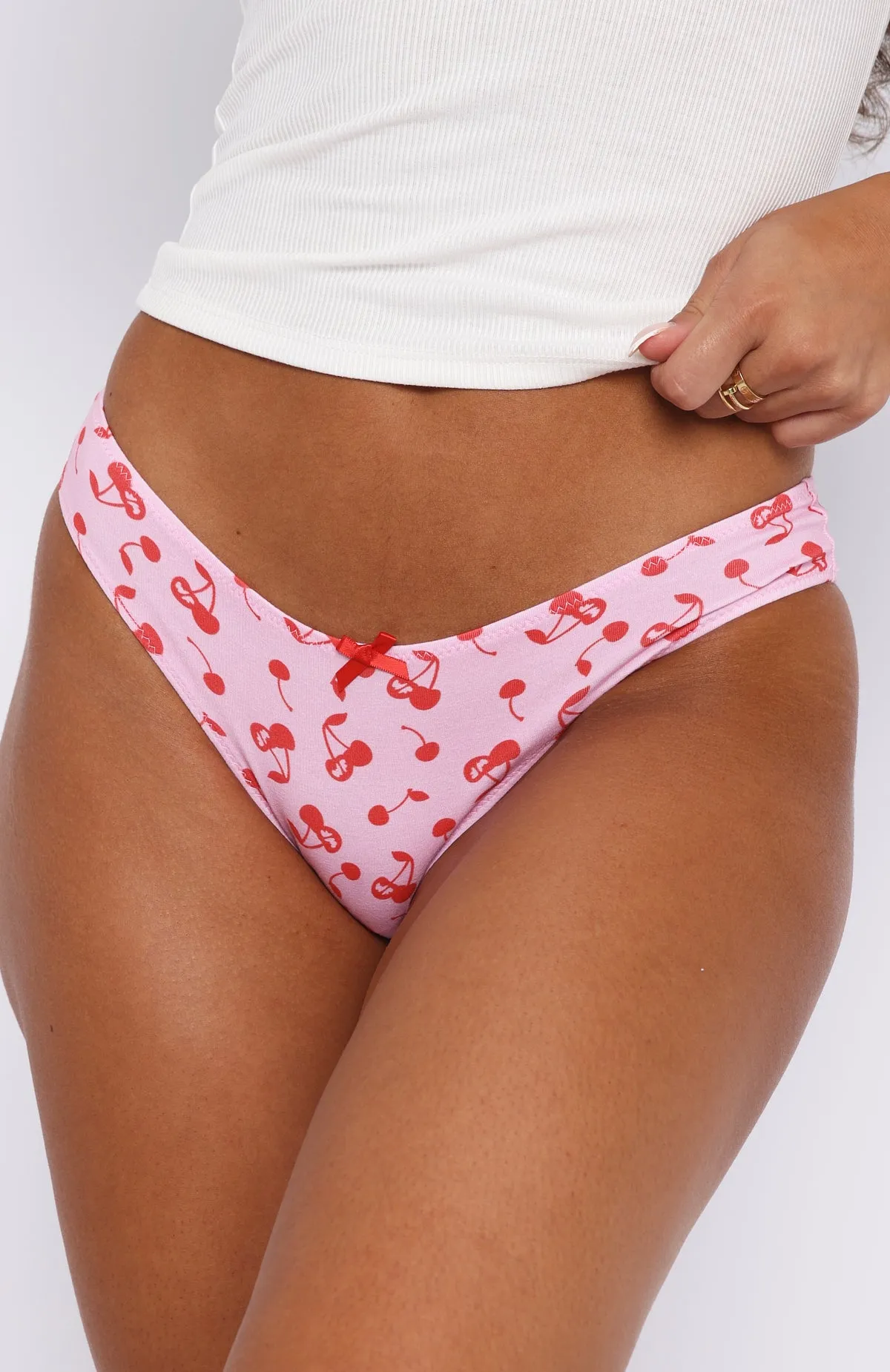 Love Bug 3-Pack Underwear Set Cherry sold by White Fox Boutique product image thumbnail 2