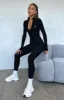 Exceed Long Sleeve Jumpsuit Black sold by White Fox Boutique