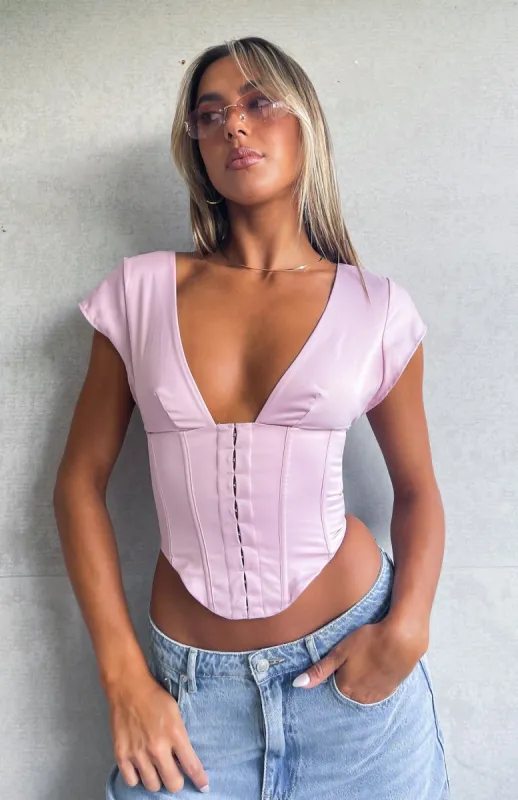 No Love Lost Bustier Blush sold by White Fox Boutique