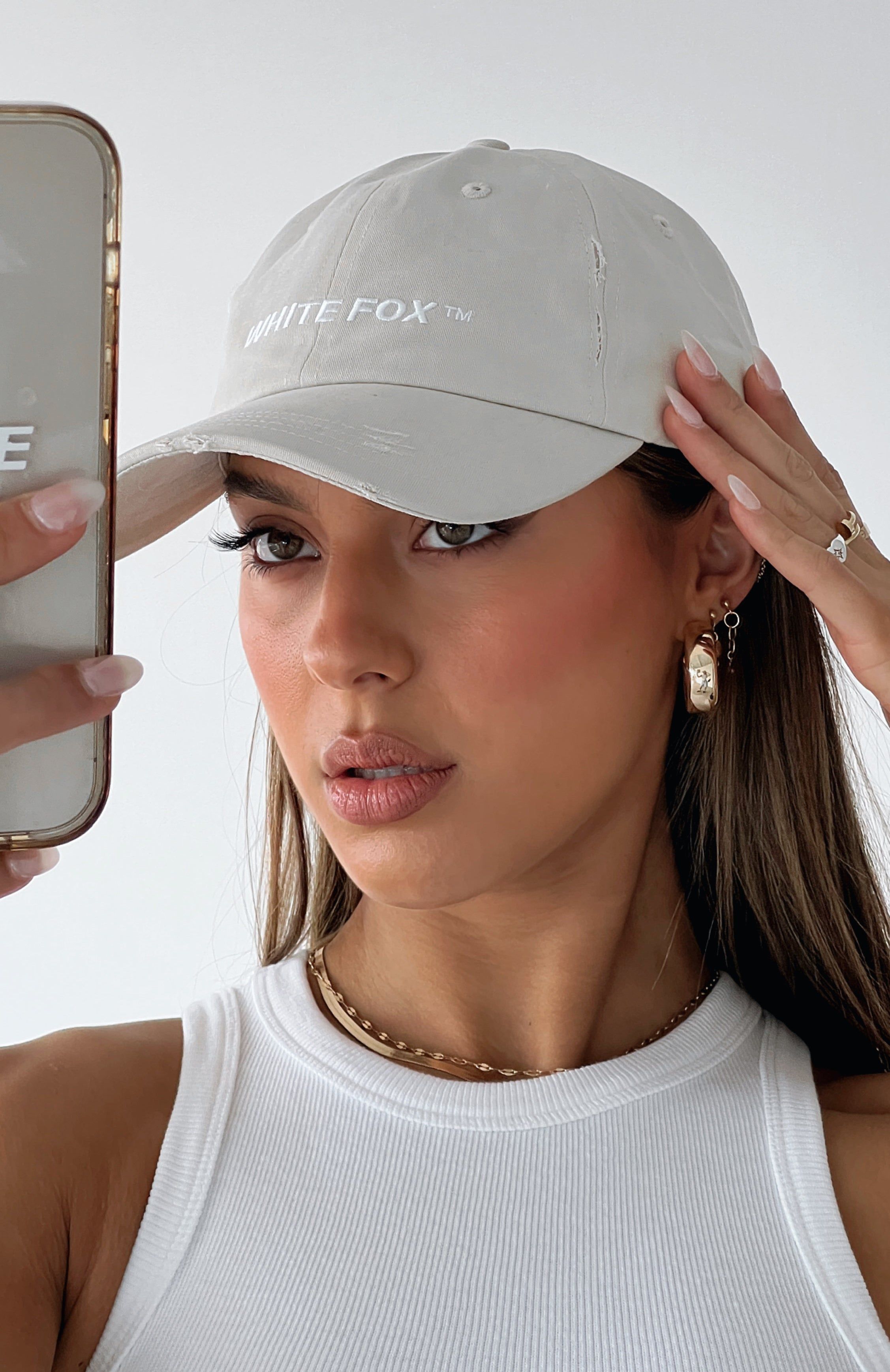 Turn My Way Cap Beige sold by White Fox Boutique product image thumbnail 5