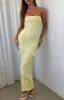 She's A Masterpiece Lace Maxi Dress Lemon sold by White Fox Boutique